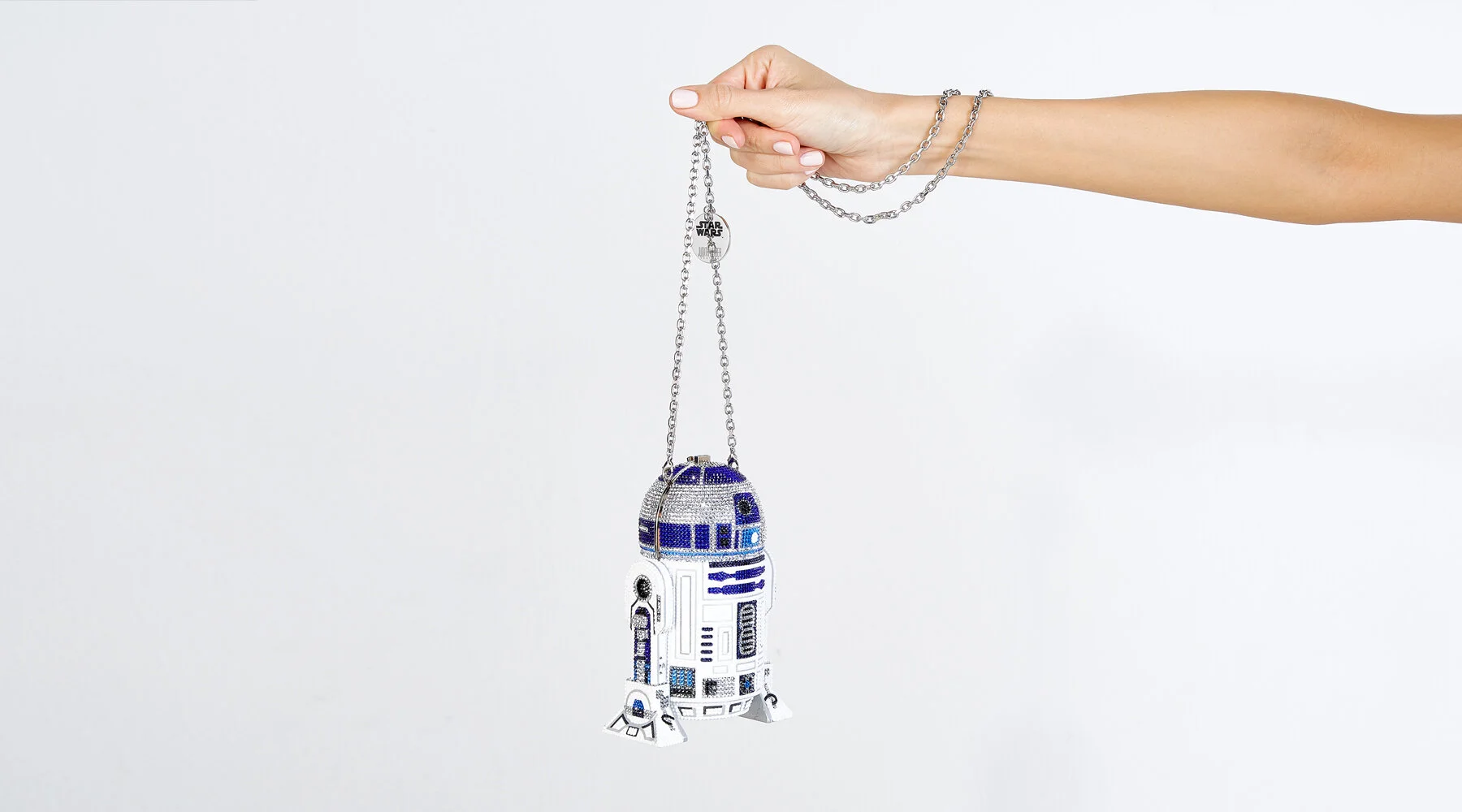 Judith Leiber Celebrates Star Wars Day with Two R2-D2 Minaudières